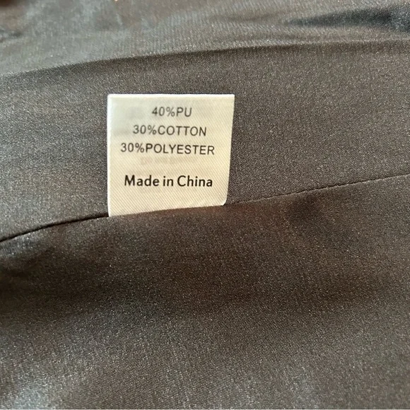 Princess Polly Ellen Faux Leather Fully Lined Black Blazer Sz. XS/S NWT - Picture 15 of 16